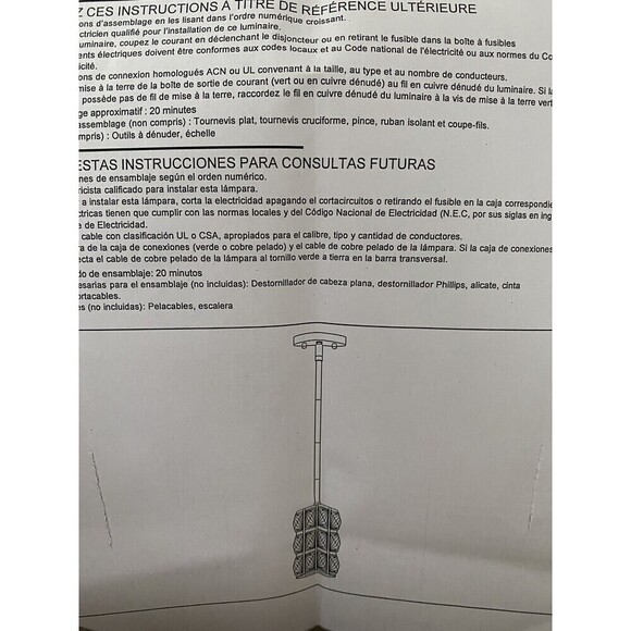 Crystal Pendant Light, CALDION 1-Light Modern Pendant Light Fixtures Adjustable - Picture 10 of 11